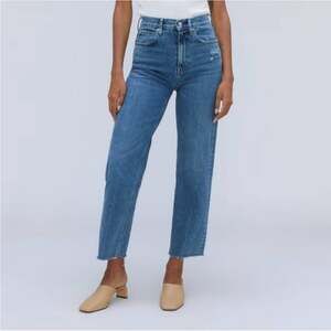 Everlane The Way High Jeans Raw Hem Size 26